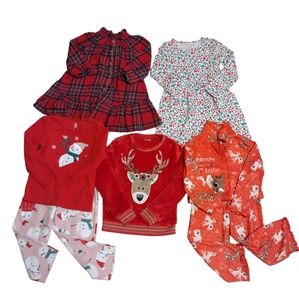 **SOLD**Bundle Girls Holiday Clothing 4T